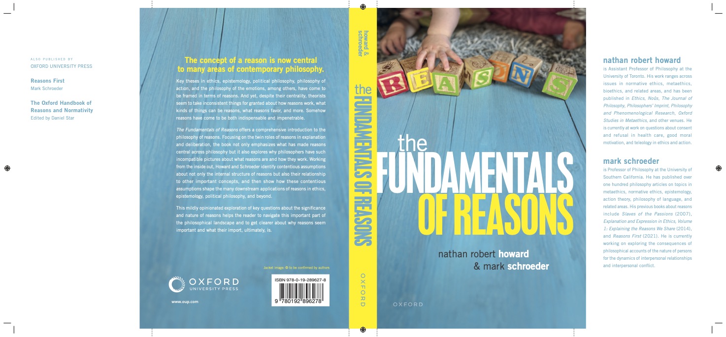 The Fundamentals of Reasons — full book jacket